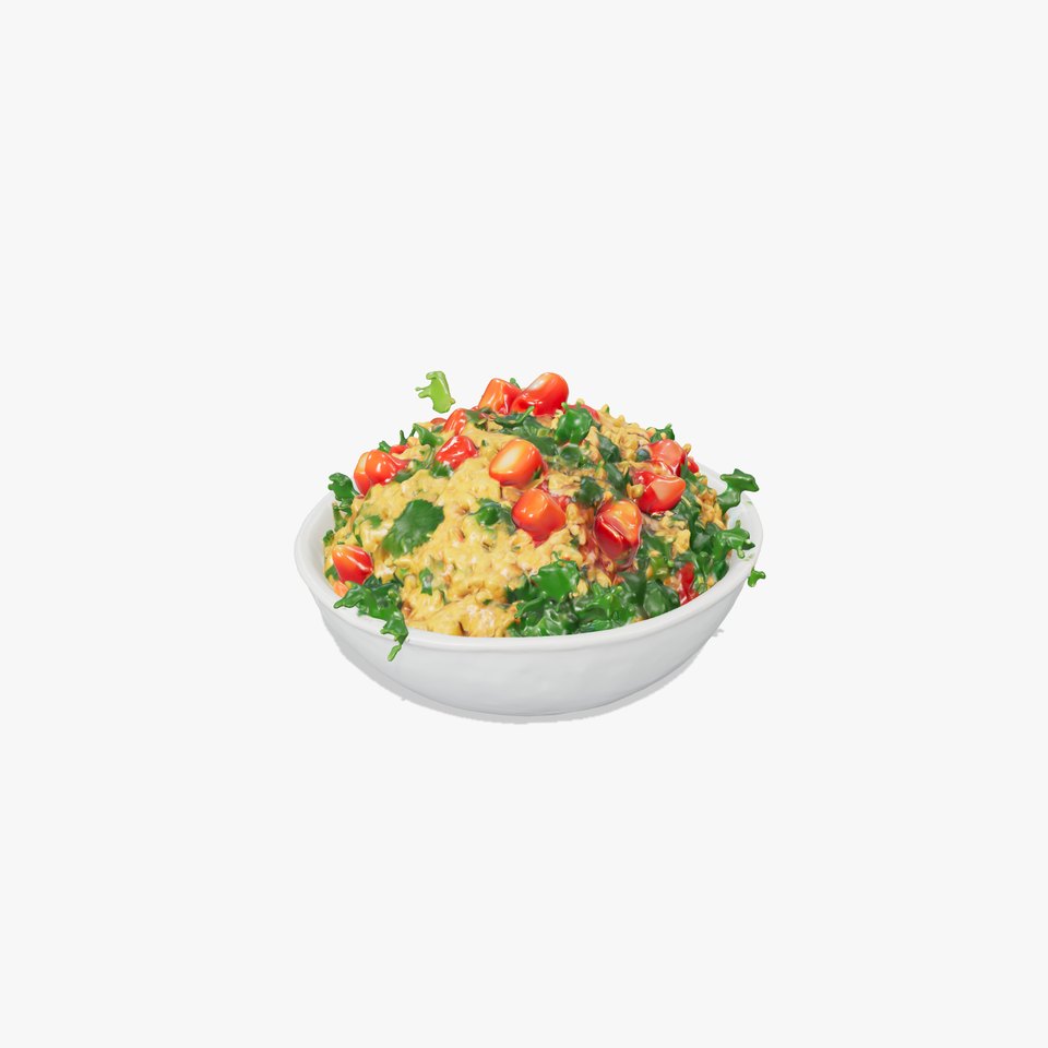 Tabbouleh Salad Realistic D Model Pack